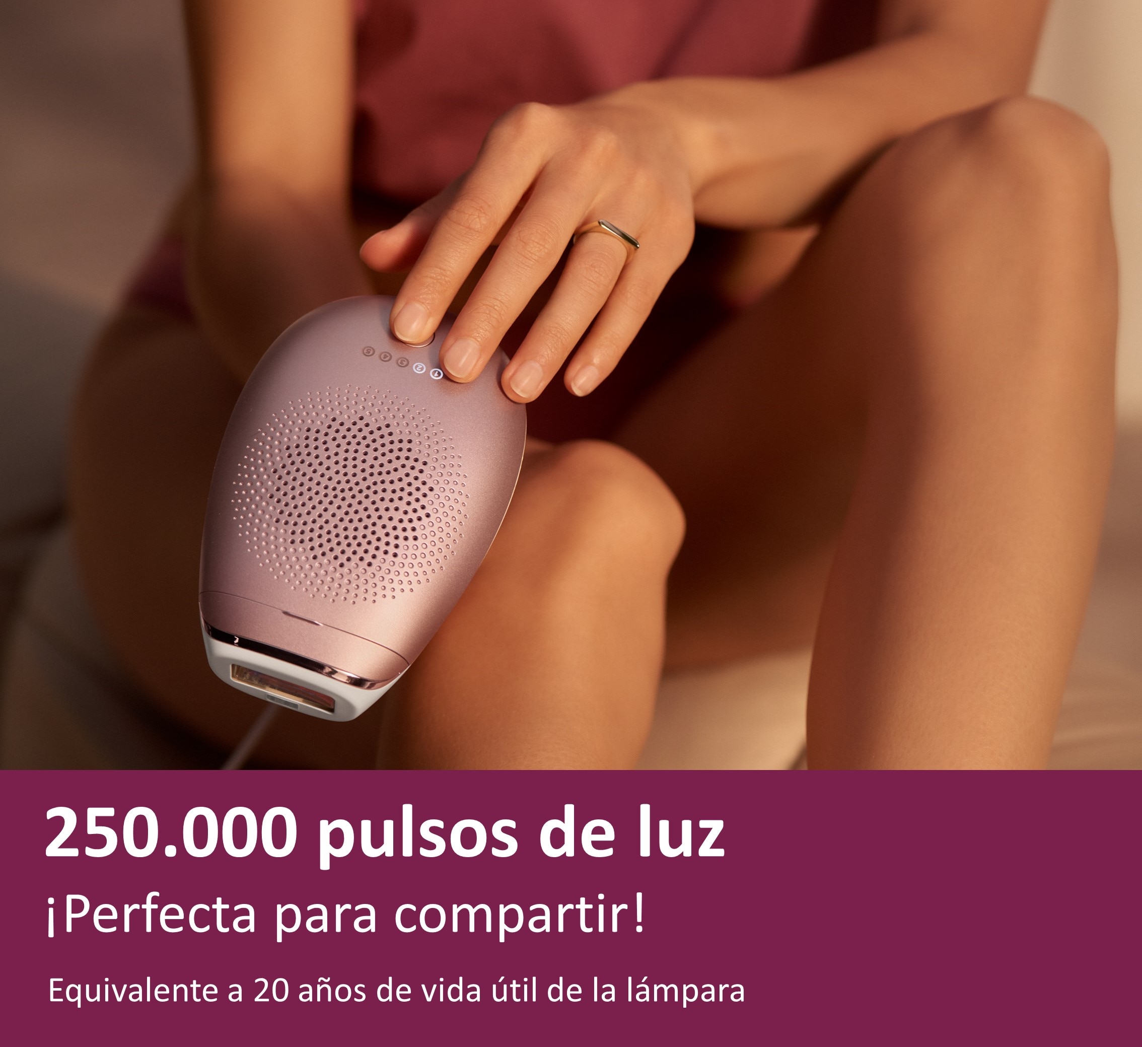 Depiladora IPL Philips Lumea Serie 7000, depilación permanente, luz pulsada, 1 cabezal, cuerpo Blanco-9