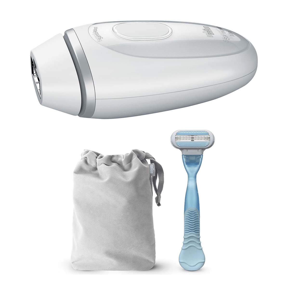 Depiladora Luz Pulsada Braun IPL Silk·Expert Mini PL1124 De Última Generación Blanco-1