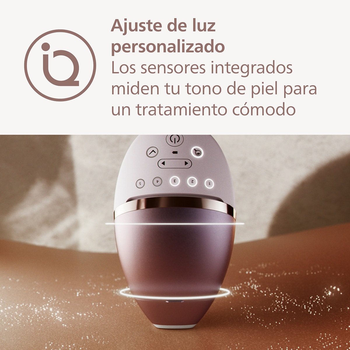 Depiladora IPL Philips Lumea Serie 9900 con inteligencia