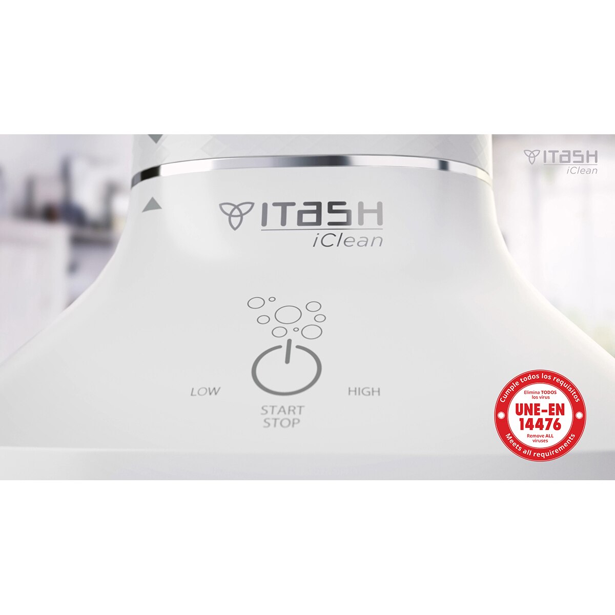 Generador de desinfectante Iclean Itash con tecnología Ionisis 4
