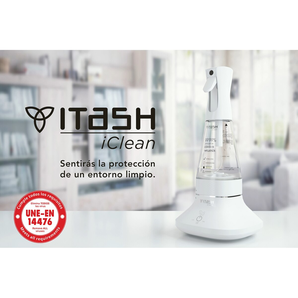 Generador de desinfectante Iclean Itash con tecnología Ionisis 21