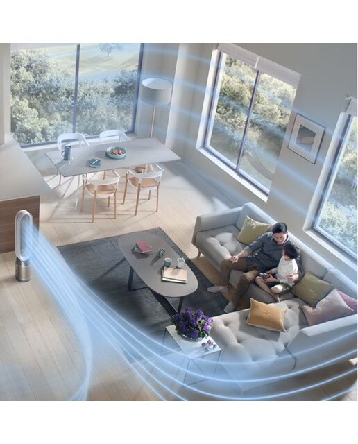 Purificador Ventilador Dyson Purifier Cool™ Formaldehyde TP09 Blanco/Dorado Blanco / Oro-9