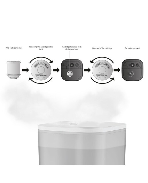Humidificador Rowenta Agua Boost con 2,5 litros de capacidad Blanco-6