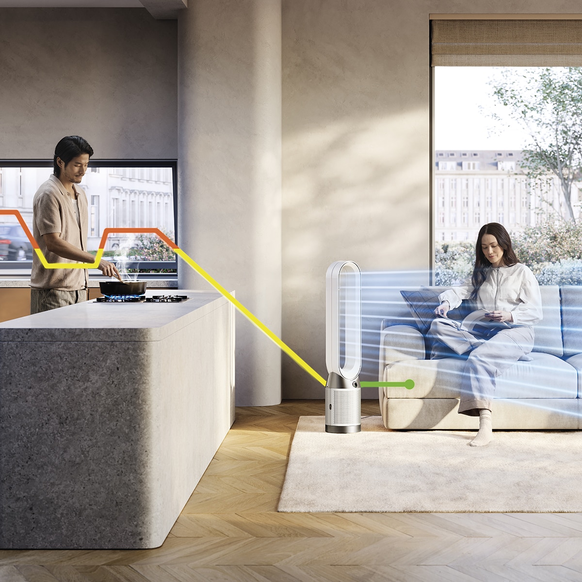 Purificador de Ar Dyson Cool PC1 Branco-8