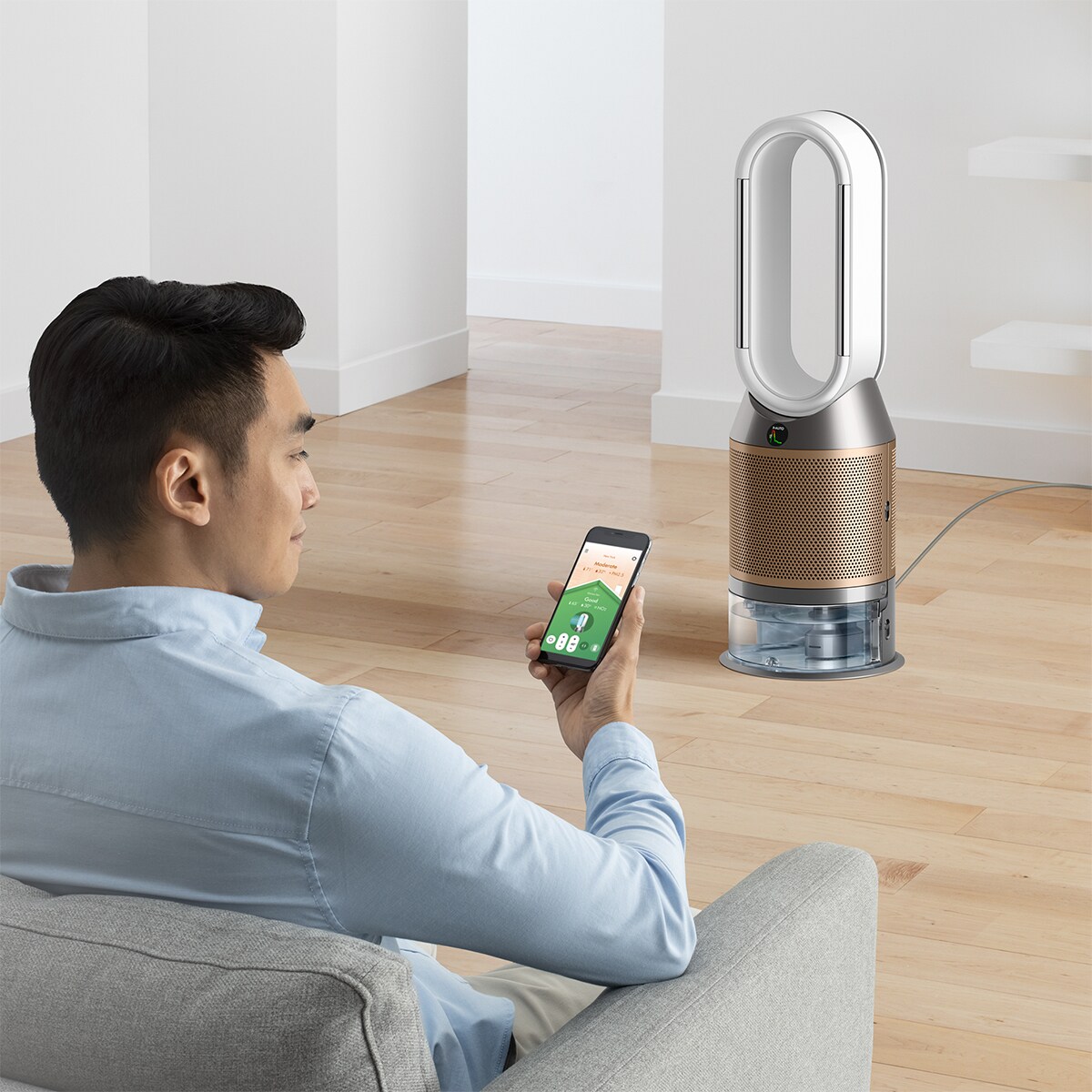 Purificador e Humidificador de Ar Dyson Pure Humidify+Cool PH2 Branco-5