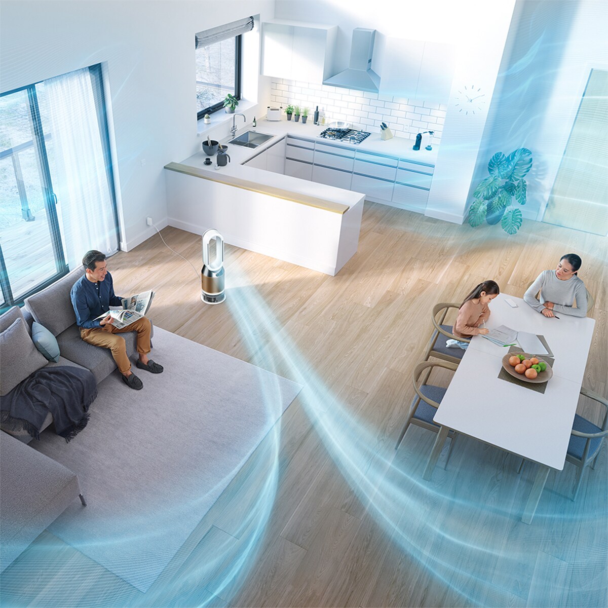 Purificador e Humidificador de Ar Dyson Pure Humidify+Cool PH2 Branco-7