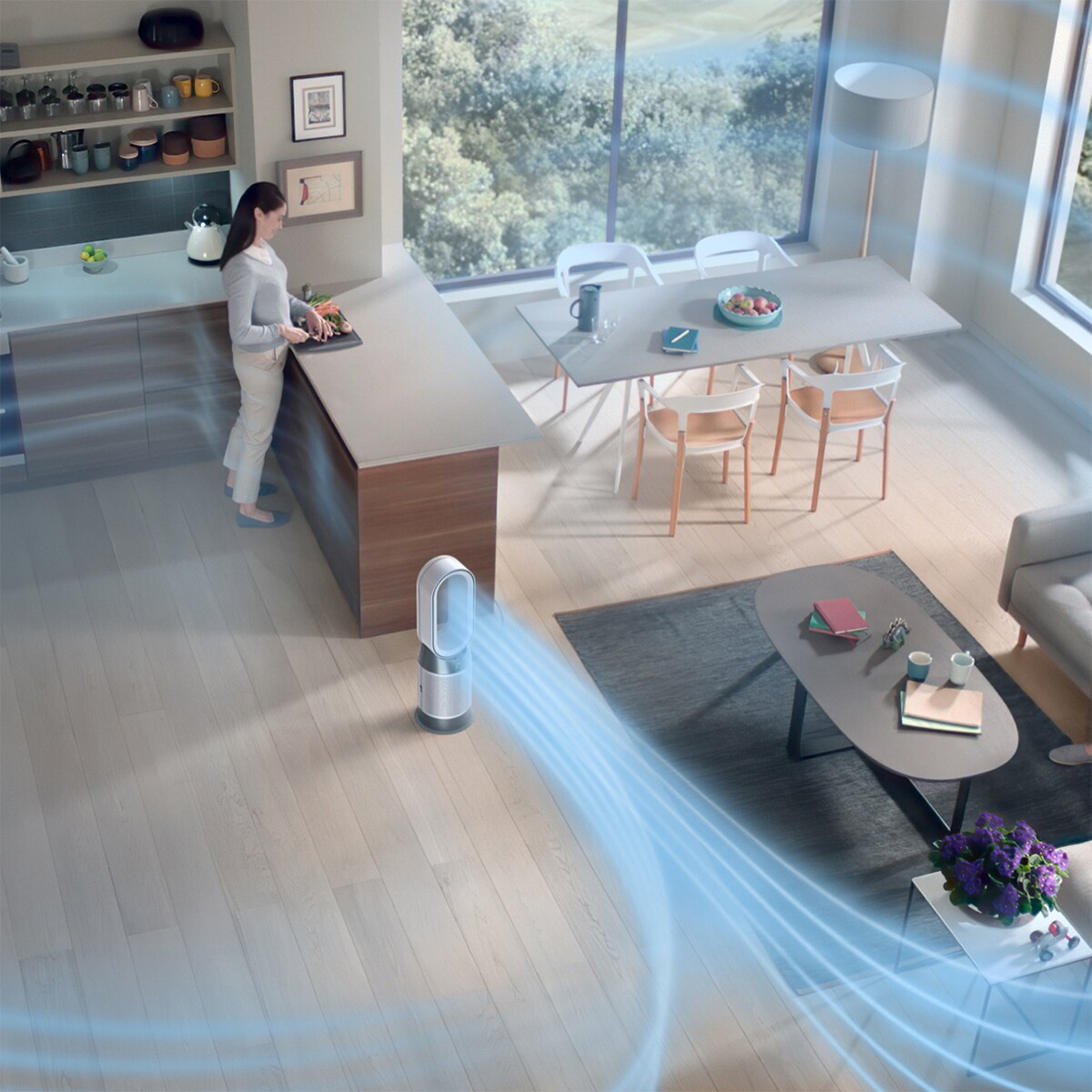 Purificador e Aquecedor Dyson Purifier Hot+Cool HP1 Branco-4