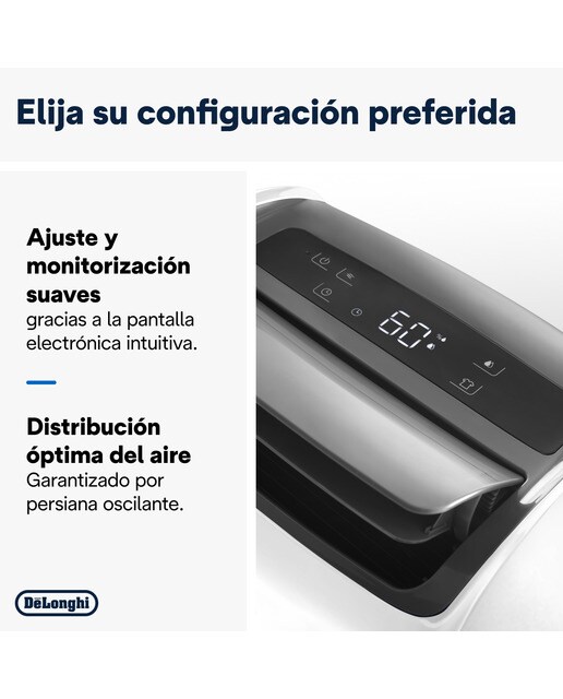 Deshumidificador De'Longhi DDSX225 con doble filtración Blanco-6