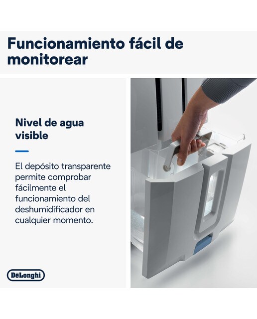 Deshumidificador De'Longhi DD230P 30 l/24 h Blanco-5