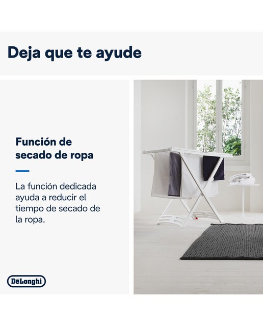 Deshumidificador De'Longhi Tasciugo AriaDry Multi DEXD216RF con función de secado de ropa 4
