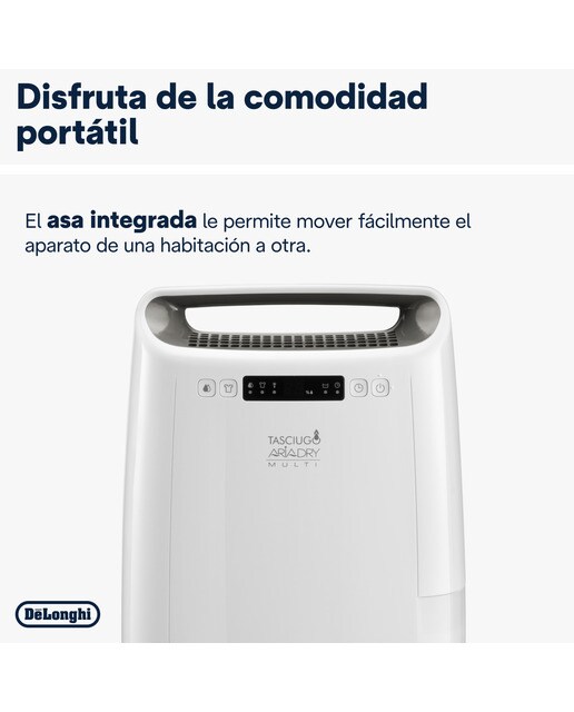 Deshumidificador De'Longhi Tasciugo AriaDry Multi DEXD216RF con función de secado de ropa 7