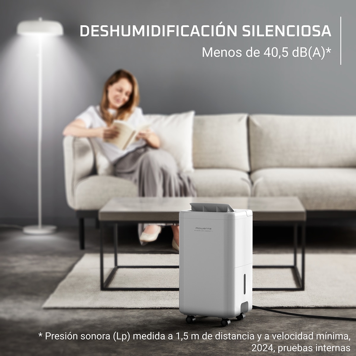 Deshumidificador Rowenta Extreme Dry Compact Elimina hasta 16 litors de humedad al día DH5260 Blanco-7