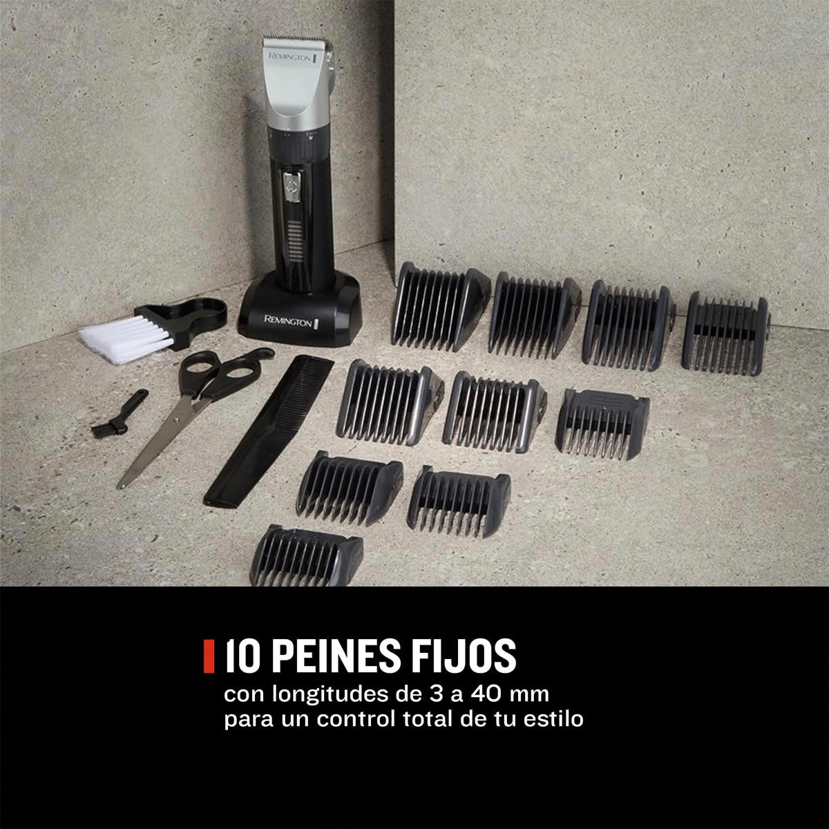 Cortapelos profesional Remington HC5810 de carga rápida 3