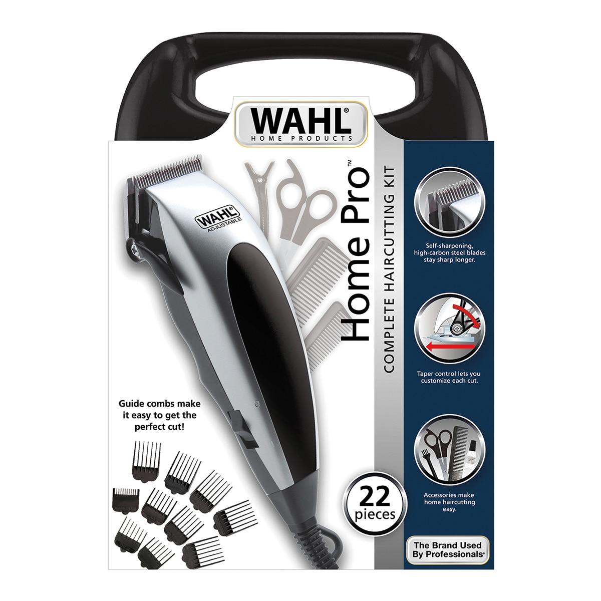 Cortapelos Wahl 9243-2216 Home Pro Kit con 10 peines guía 3