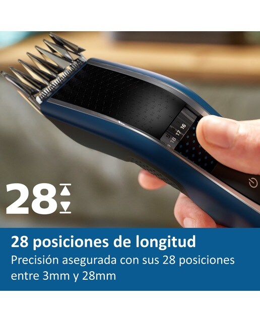 Cortapelos Philips Serie 5000 con 28 ajustes de longitud y cabezal para barba 4