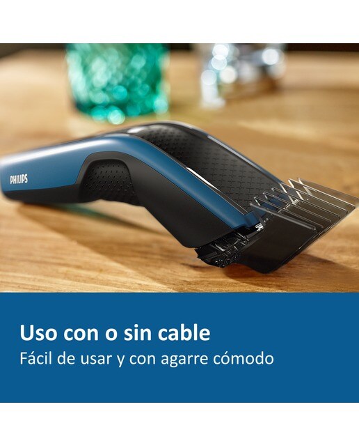 Cortapelos Philips Serie 5000 con 28 ajustes de longitud y cabezal para barba 5