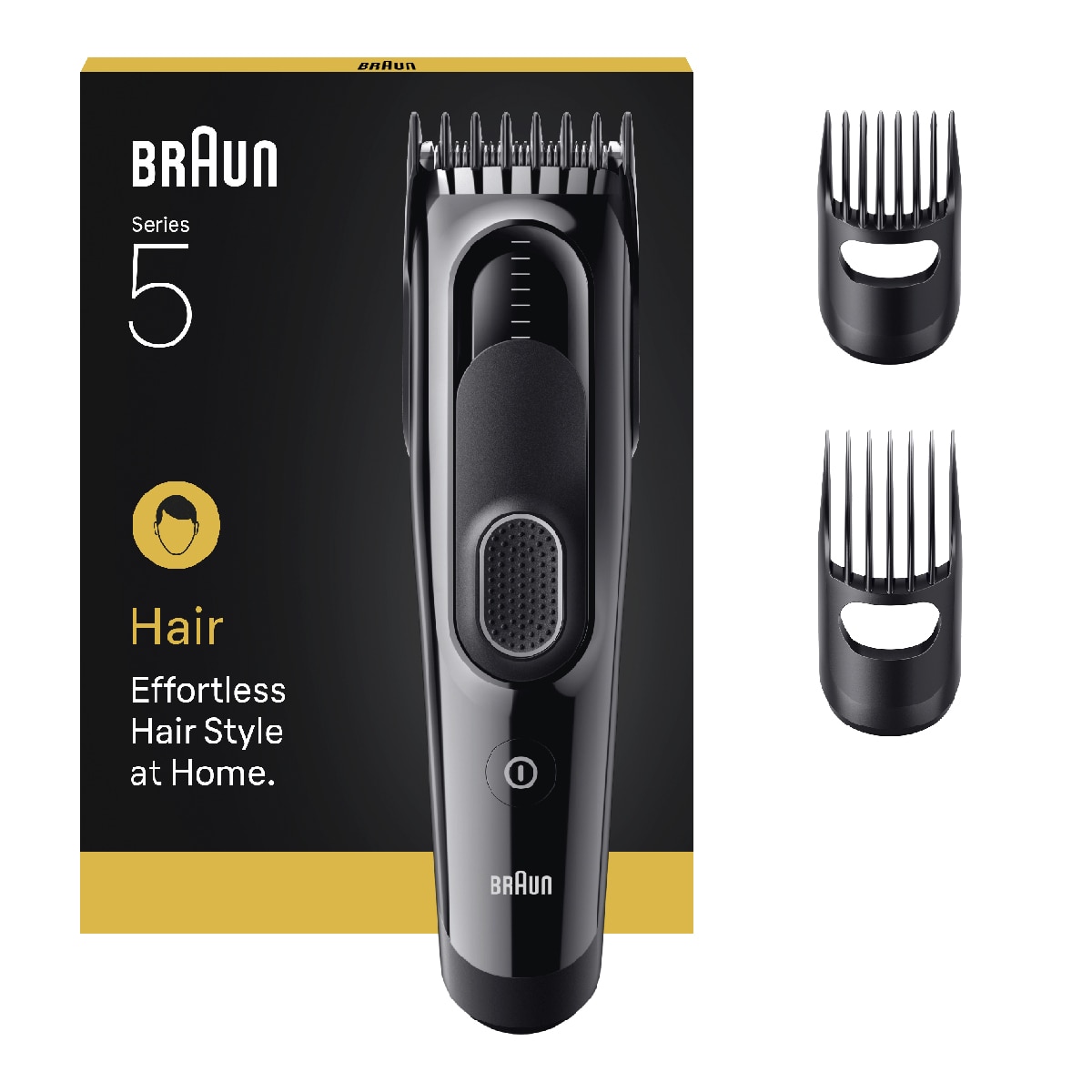 Cortapelos Braun Series 5 HC5530 + 3 accesorios Negro-2