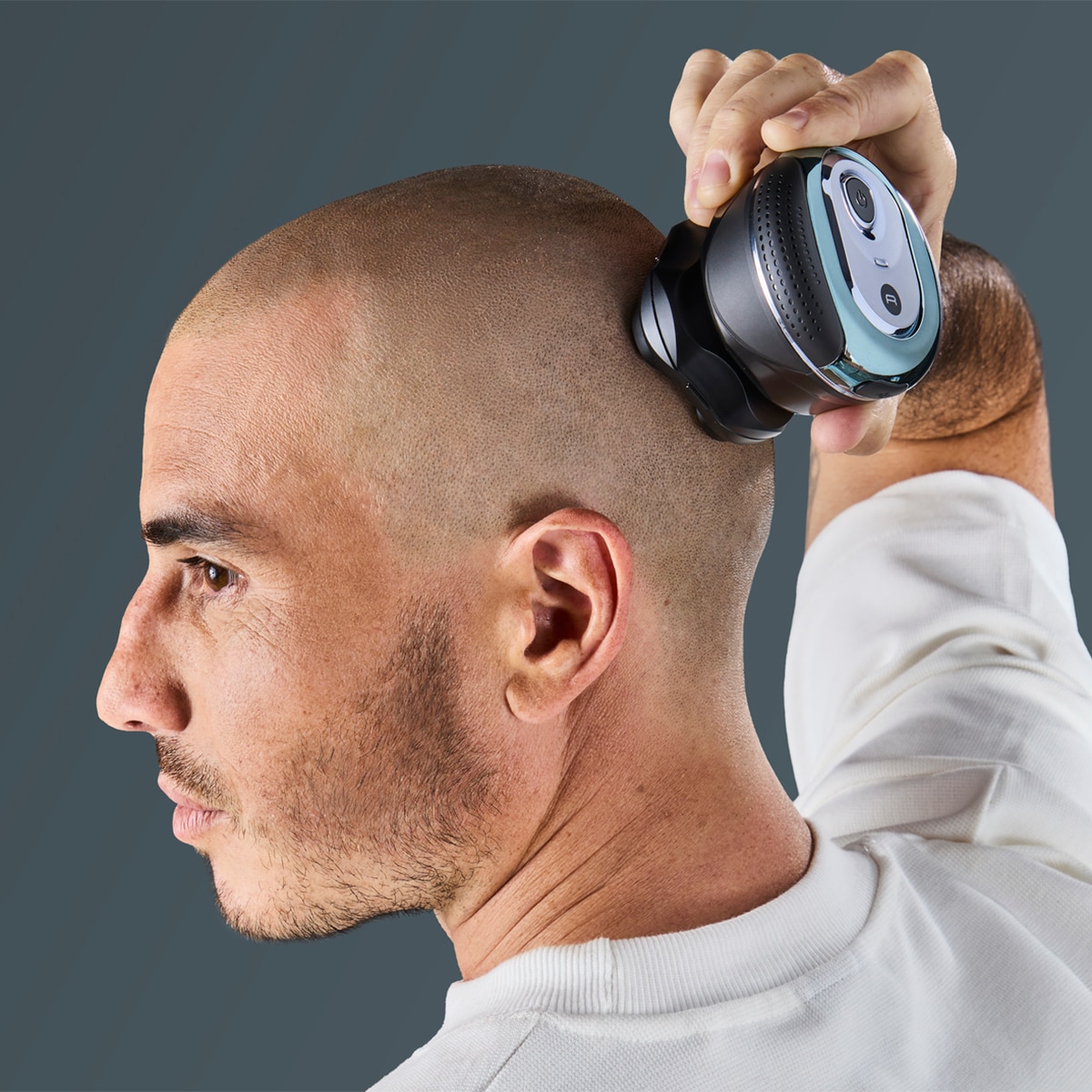 Afeitadora de cabeza Rowenta Skull Shaver con revestimiento de titanio - Azul / Negro Azul / Negro-10