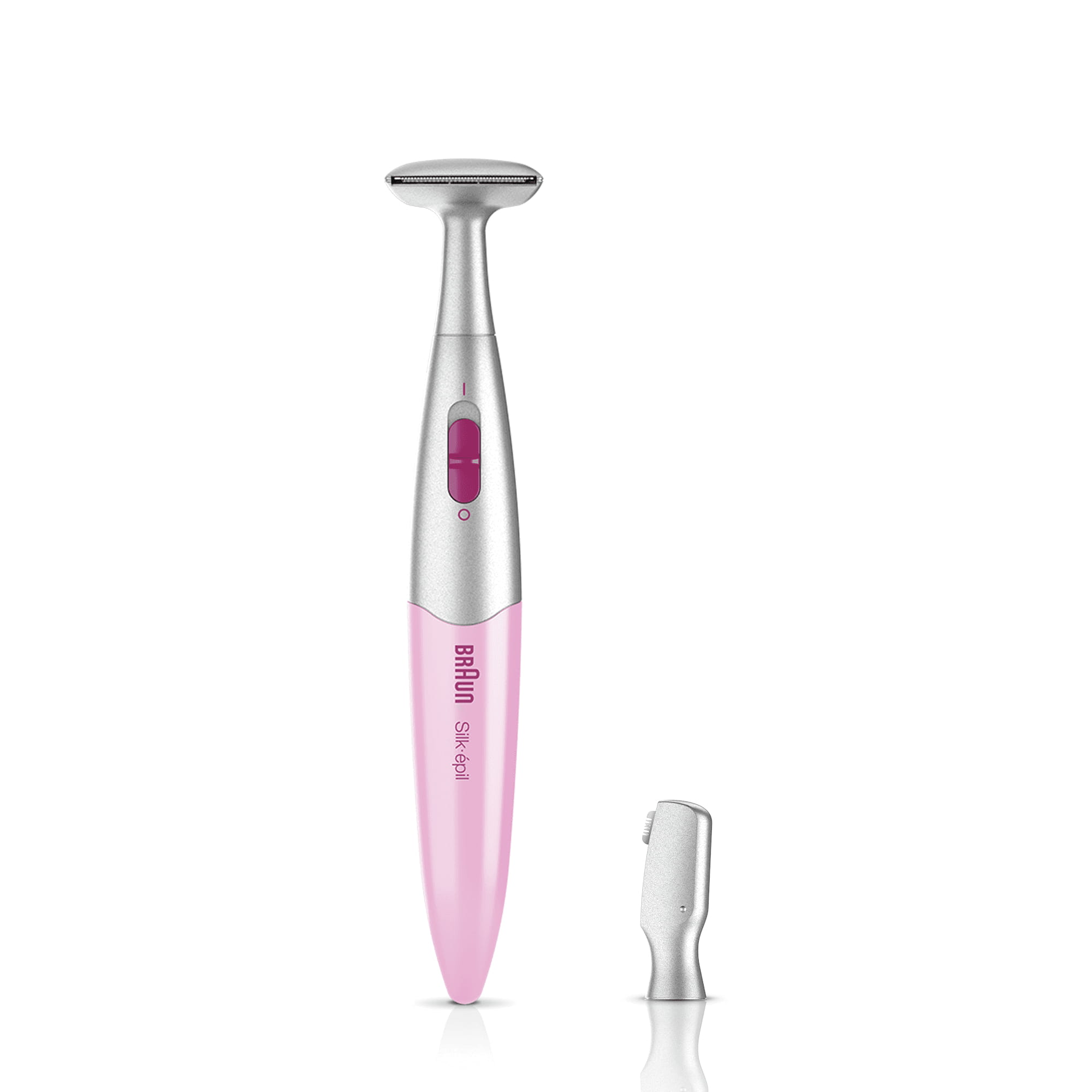 Depiladora de Corte Braun Silk-épil Bikini Styler FG1100 com 4 Acessórios - Rosa Rosa-2