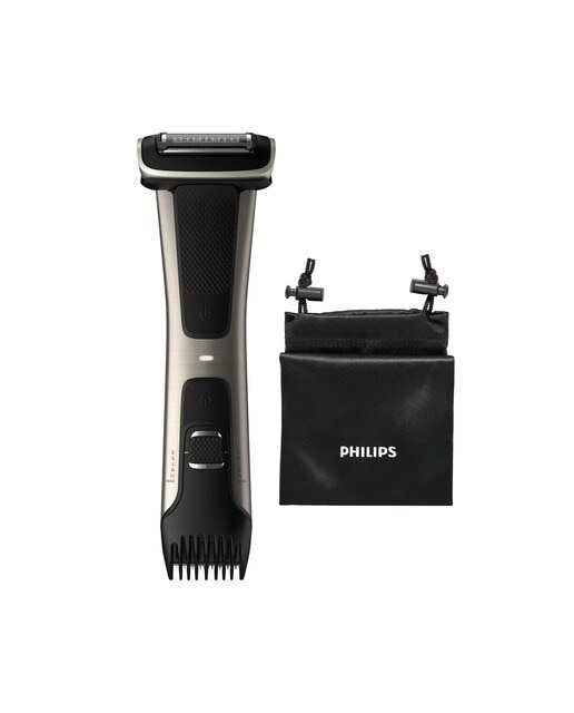 Afeitadora corporal Philips Bodygroom BG7025/15 recorta y afeita el cuerpo - Cromado / Negro Cromado / Negro-1