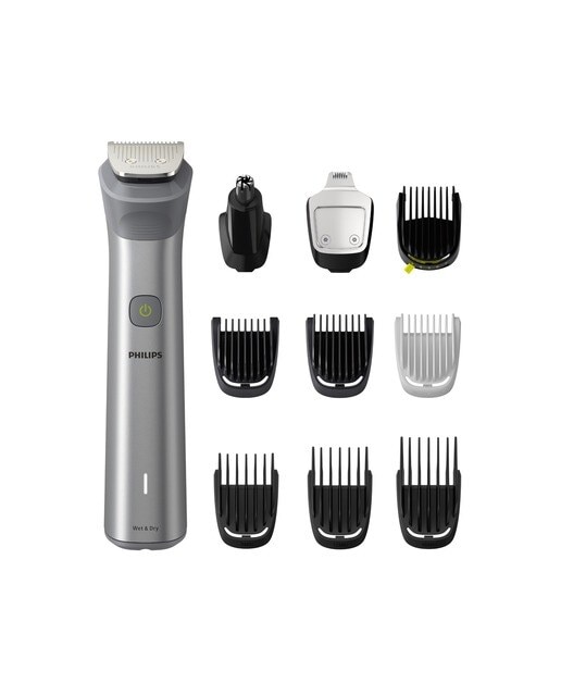 Recortadora 10 en 1 Philips Serie 5000, barba, cuerpo y cortapelos, multibarbero todo en 1, uso en seco y mojado, 120 min autonomía 1