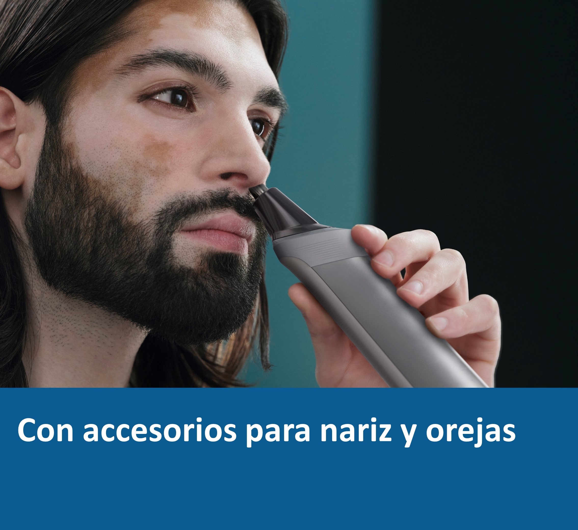 Recortadora 10 en 1 Philips Serie 5000, barba, cuerpo y cortapelos, multibarbero todo en 1, uso en seco y mojado, 120 min autonomía 4