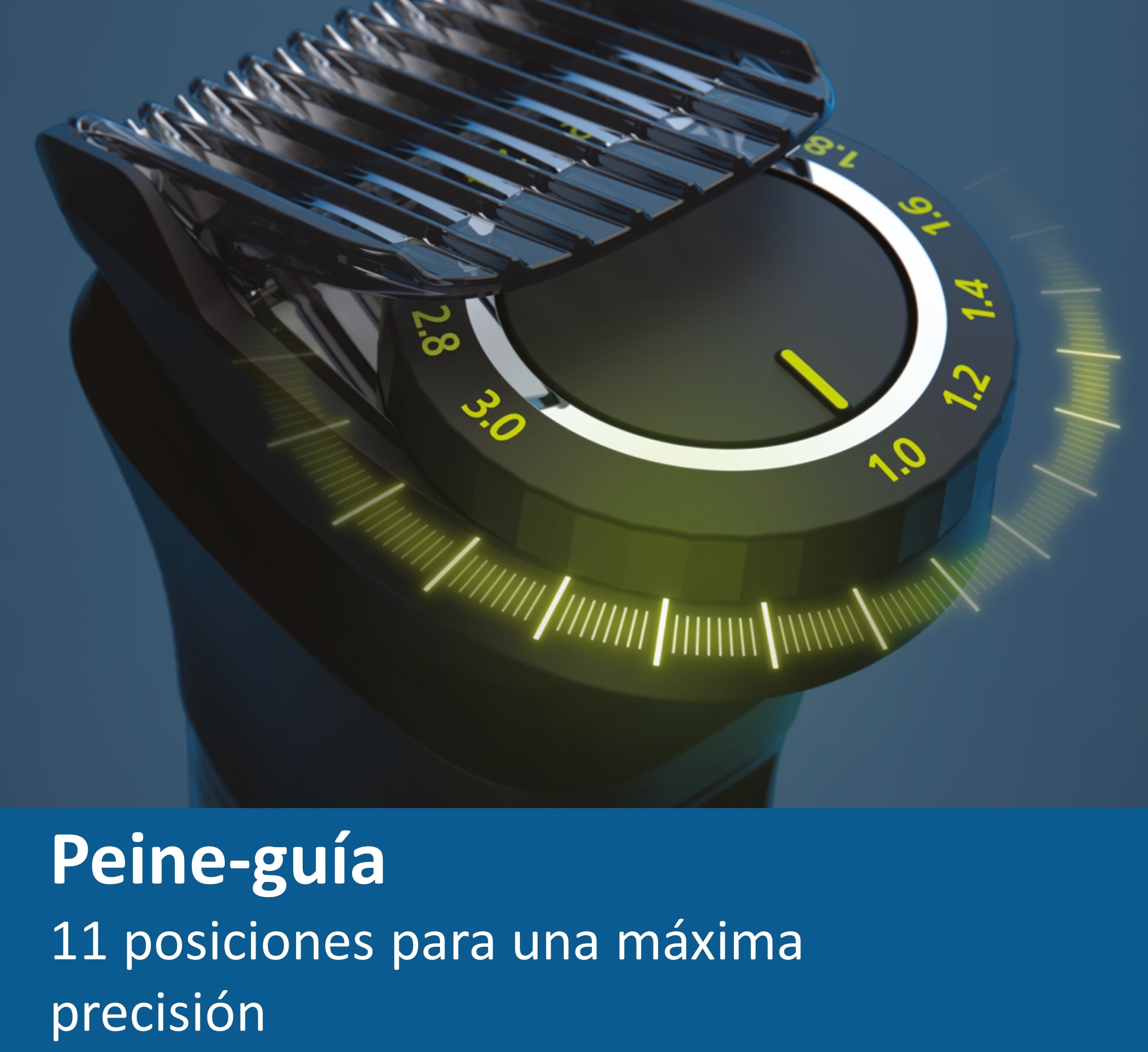 Recortadora 13 en 1 Philips Serie 7000, barba, cuerpo y cortapelos, multibarbero todo en 1, uso en seco y mojado, 120 min autonomía, con peine guía 6