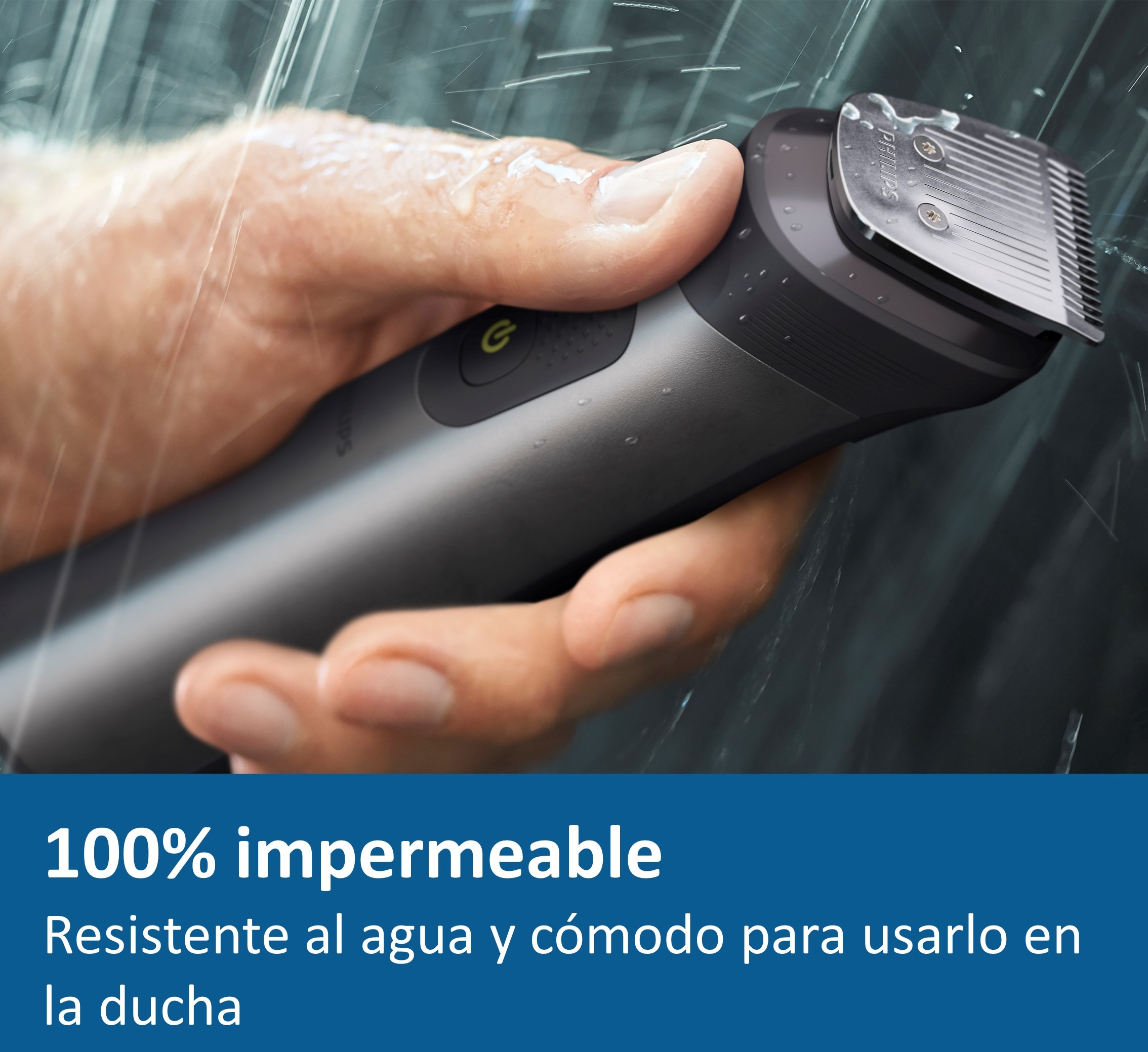 Recortadora 13 en 1 Philips Serie 7000, barba, cuerpo y cortapelos, multibarbero todo en 1, uso en seco y mojado, 120 min autonomía, con peine guía 8