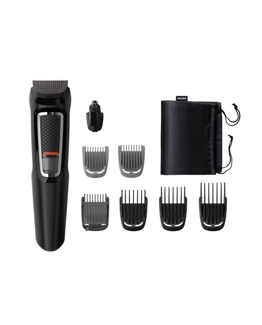 Recortadora 8 en 1 Philips Serie 3000, barbero y cortapelos, multibarbero todo en 1, uso en seco y mojado, 60 min autonomía 1