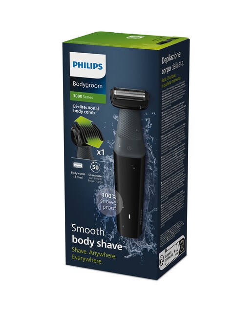 Aparador Corporal Philips Serie 3000 BG3017/01 Apara e Barbeia - Utilização a Húmido ou Seco - Autonomia 50 minutos - para Todas as Partes do Corpo 10