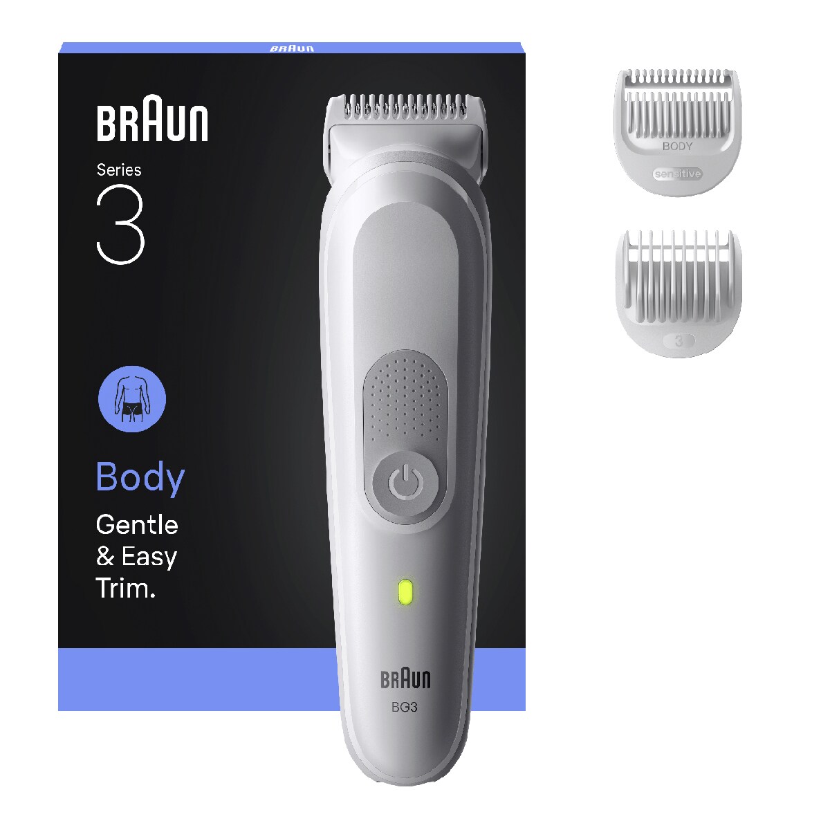 Recortadora corporal Braun Series 3 BG3530 Recortadora Corporal Gris-2
