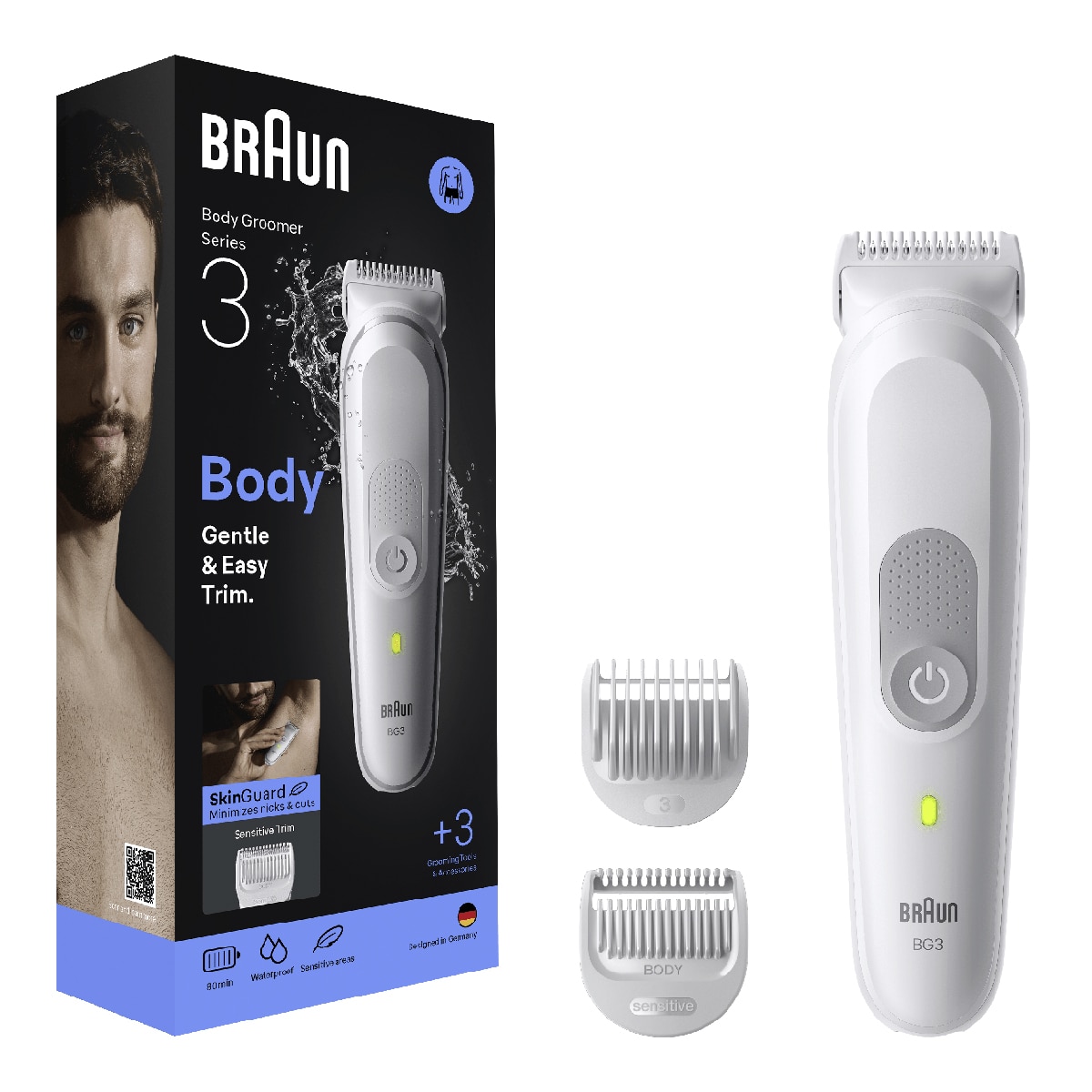 Aparador Corporal Braun BG3530 Series 3 - Cinza Cinzento-3