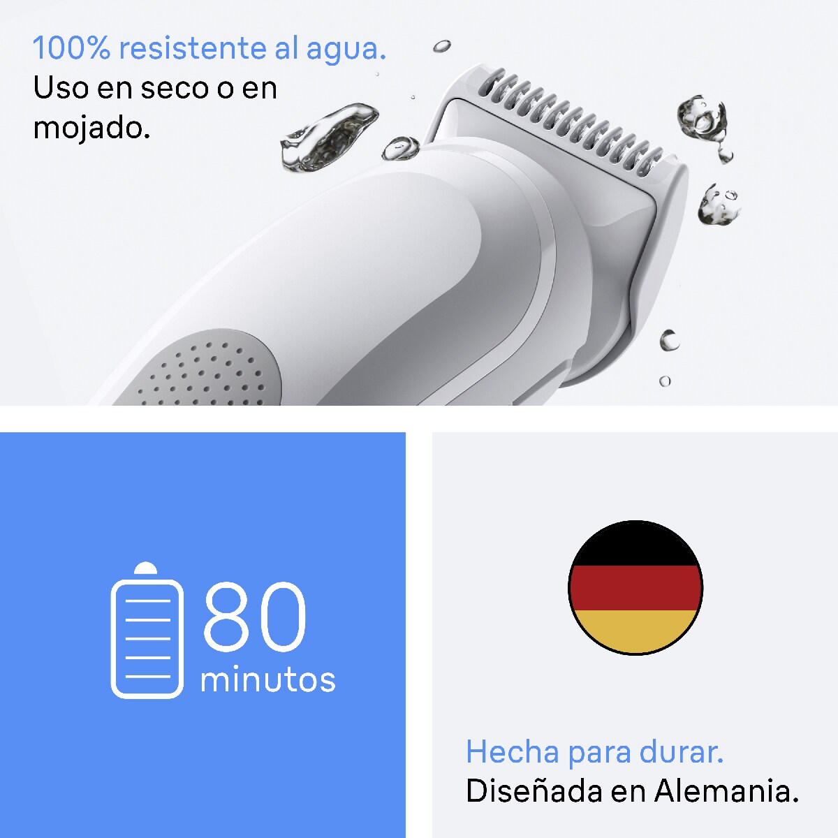 Recortadora corporal Braun Series 3 BG3530 Recortadora Corporal Gris-7