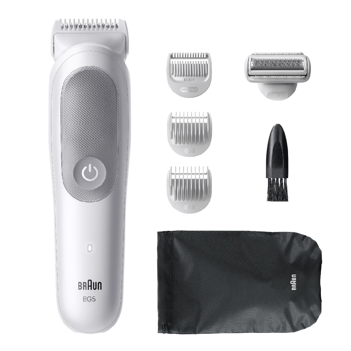 Braun – Recortadora corporal Braun Series 5 BG5550 + 6 accesorios.