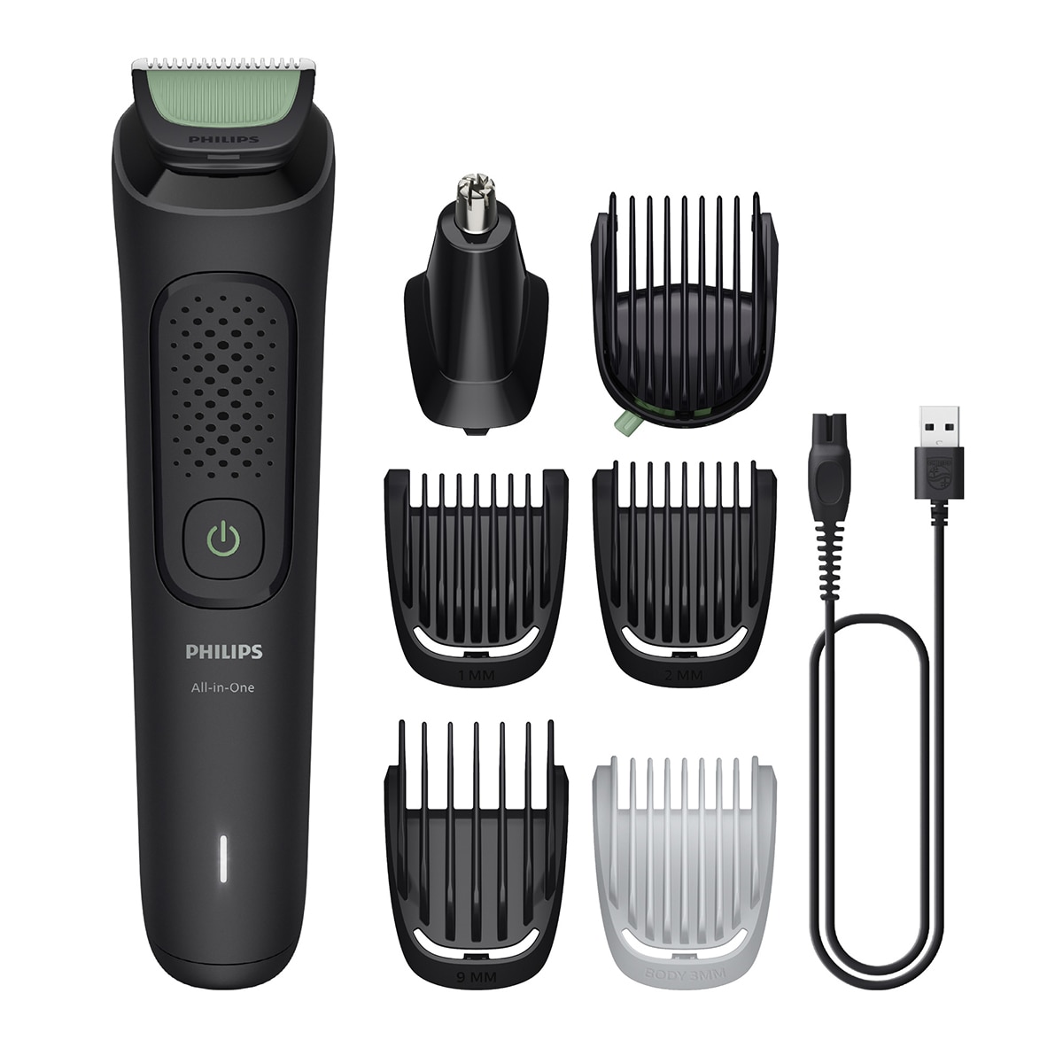 Imagen 0 de Recortadora 7 en 1 Philips Serie 3000, para barba, pelo y cuerpo, 70 min autonomía