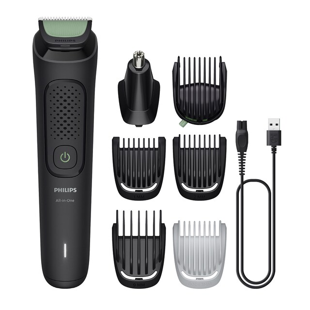 Imagen 0 de Recortadora 7 en 1 Philips Serie 3000, para barba, pelo y cuerpo, 70 min autonomía