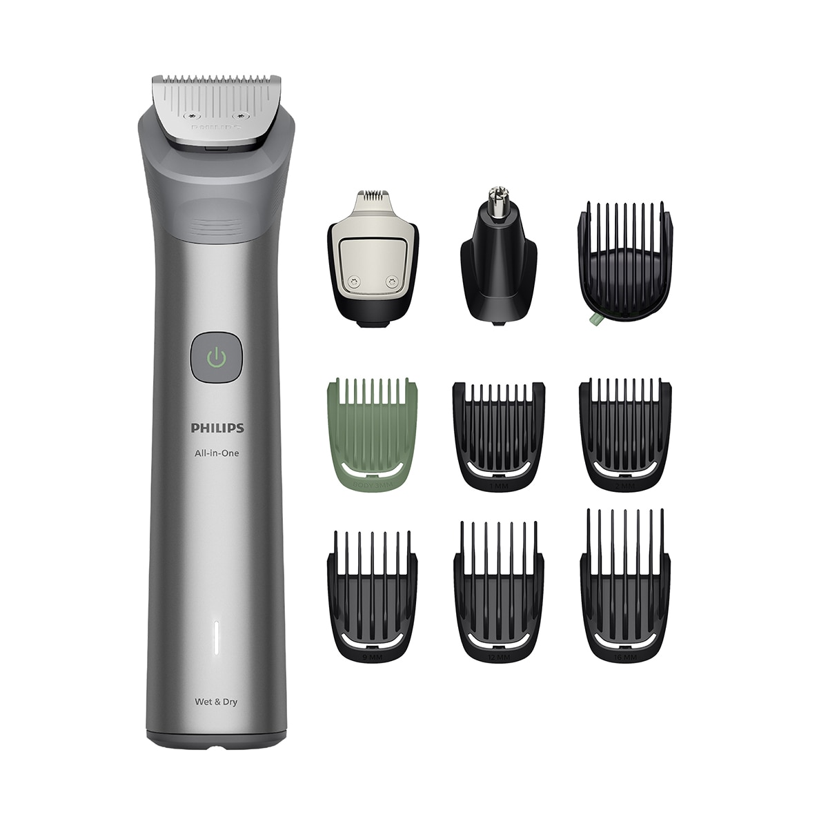 Recortador Todo-en-uno Philips Serie 5000, MG5921/15, 10-en-1 - Gris Gris-1