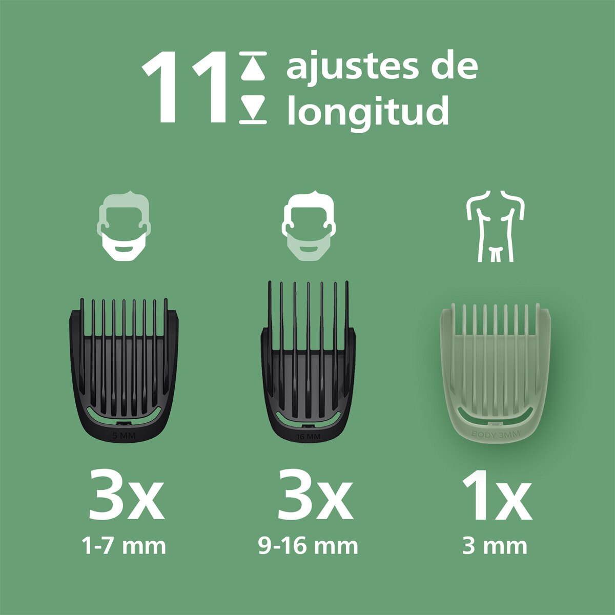 Recortador Todo-en-uno Philips Serie 5000, MG5921/15, 10-en-1 - Gris Gris-4