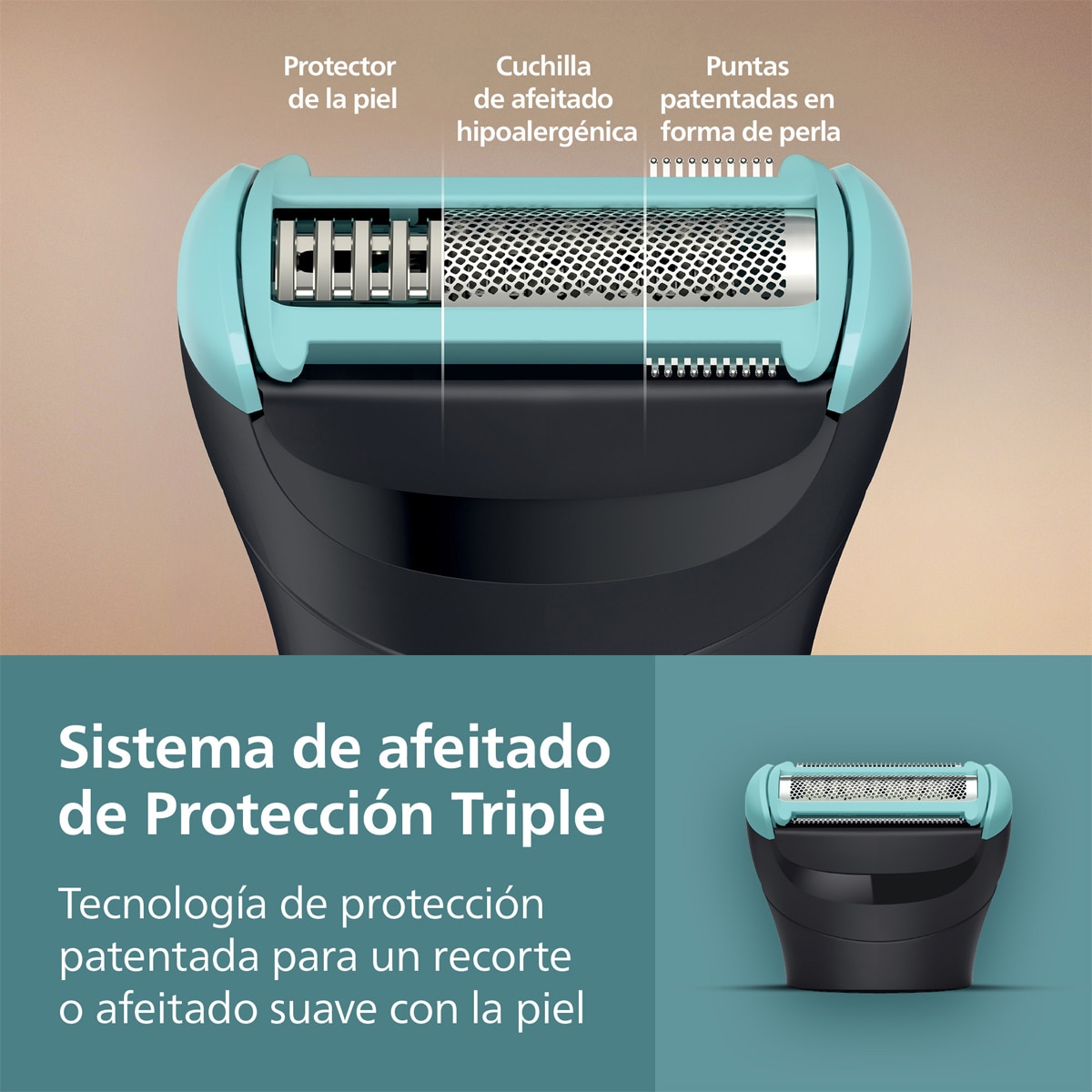 Aparador Corporal Philips Série 5000, BG5475/15, com Sistema de Corte Triple Protect Preto-5