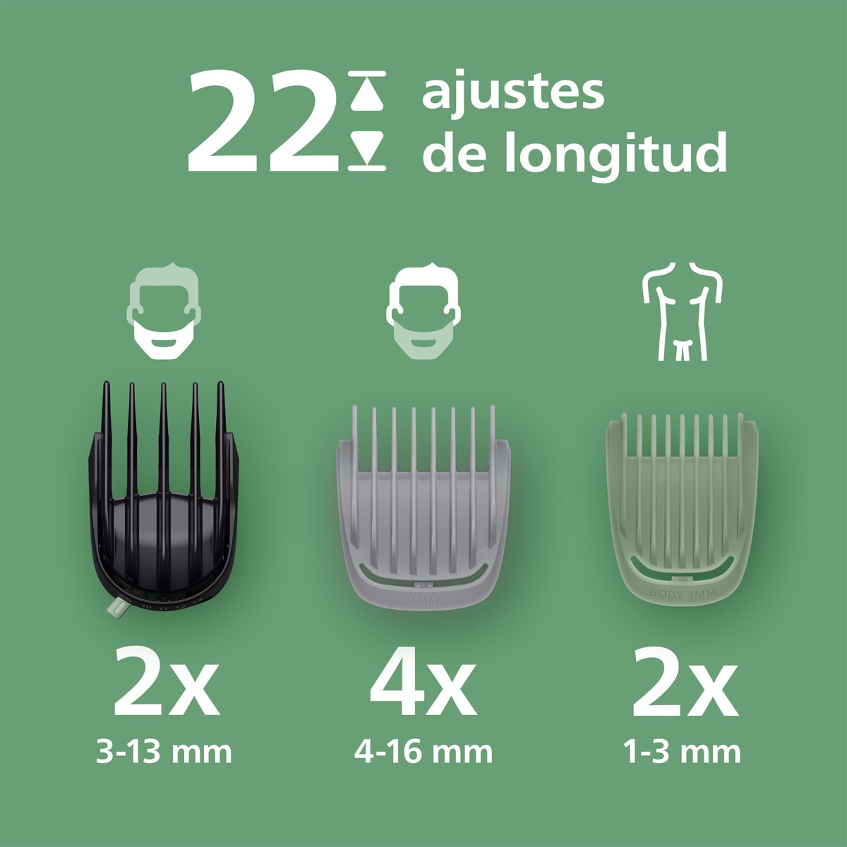 Recortador Todo-en-uno Philips Series 7000, MG7941/15, 17-en-1 - Gris Gris-4