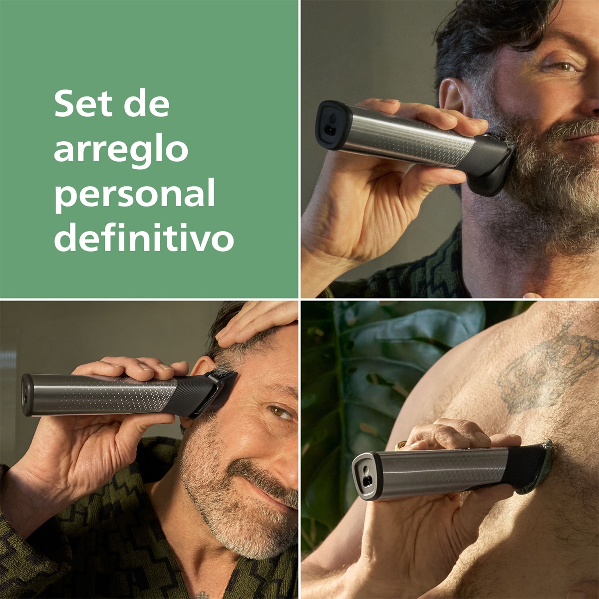 Recortador Todo-en-uno Philips Series 9000, MG95579/15, 20-en-1 - Gris Gris-3