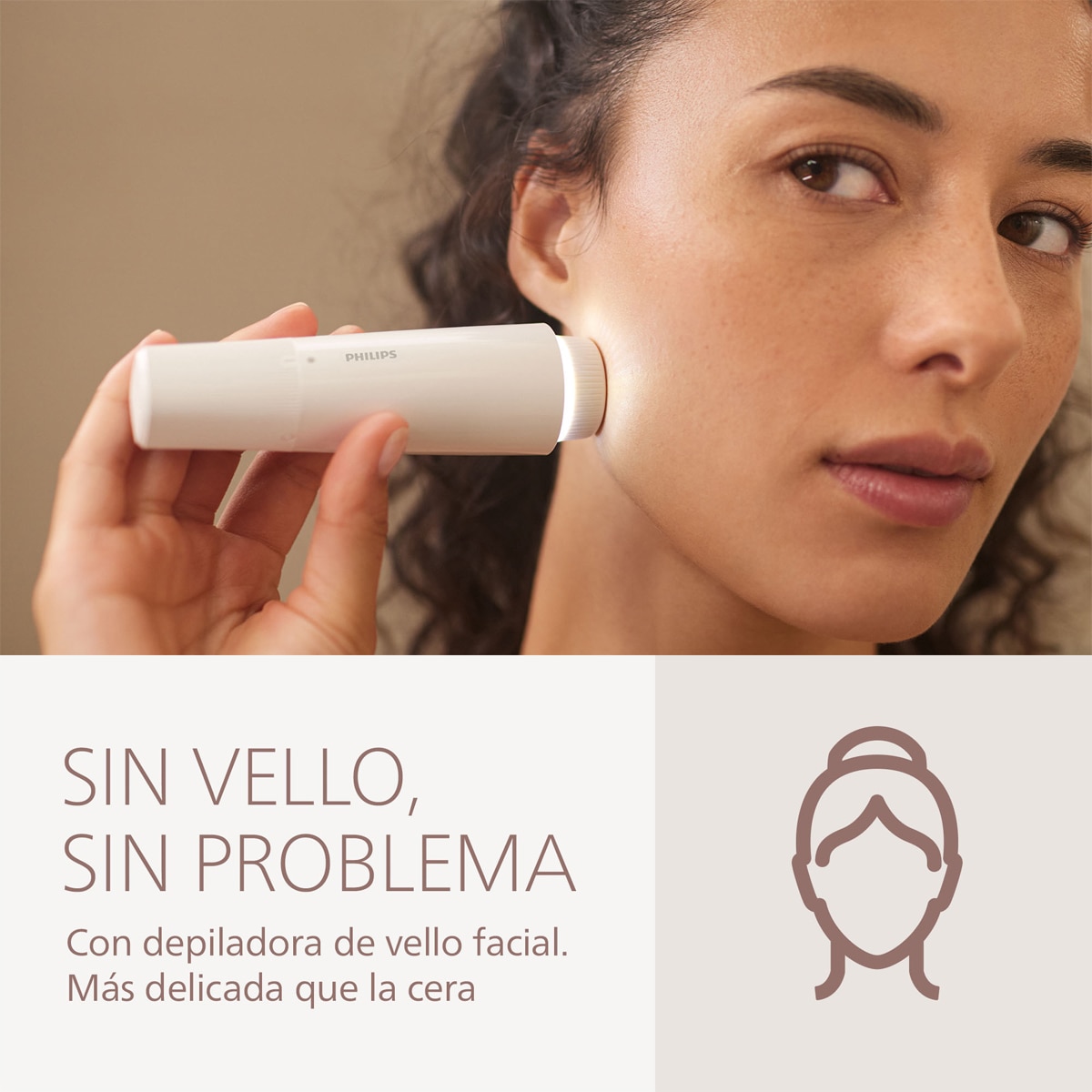 Rasuradora Philips S8000, afeitadora corporal mujer, depiladora facial, uso en seco y mojado, 6 accesorios Blanco-6