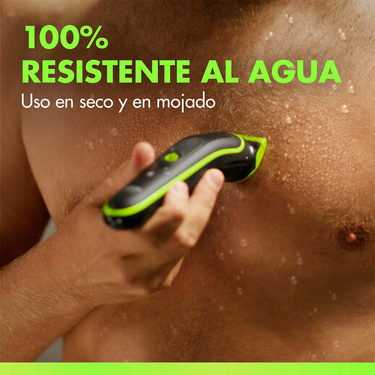 Recortadora corporal todo en uno GilletteLabs i5 Body + Intimate - Verde Verde-6