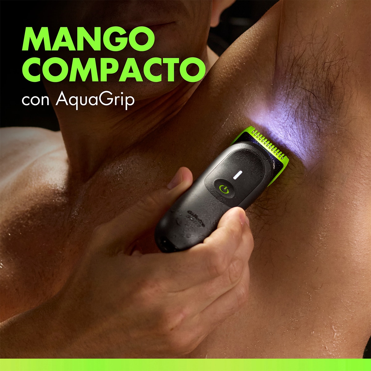 Recortadora corporal todo en uno GilletteLabs i7 Body + Intimate - Verde Verde-6