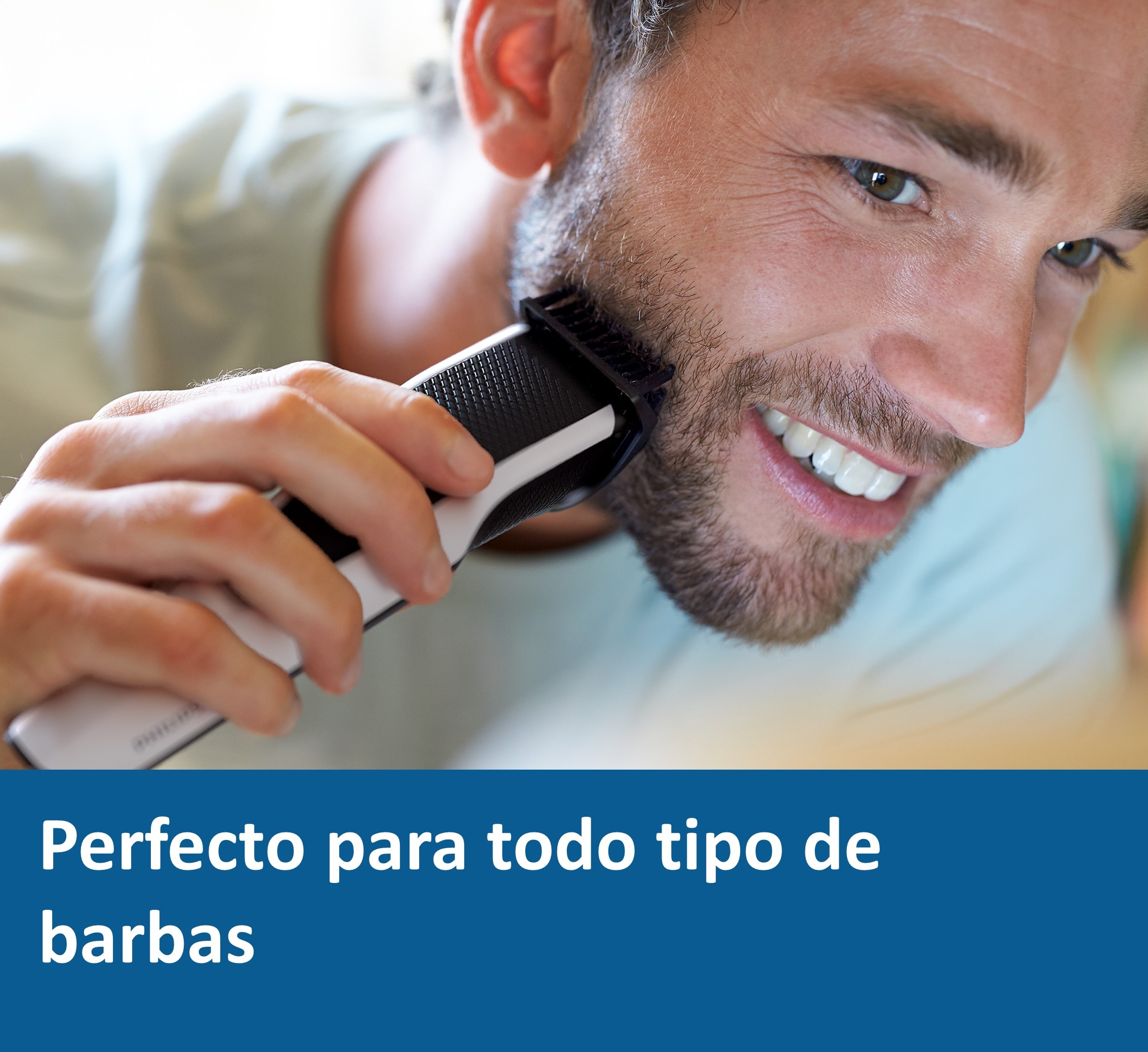 Imagen 3 de Barbero Philips S3000 con 10 posiciones de ajuste - Blanco / Negro Blanco / Negro