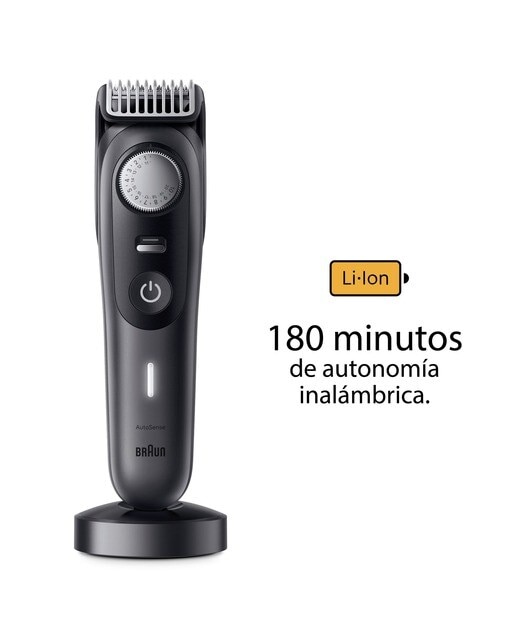 Recortadora profesional de barba Braun Series 9 BT9441, con accesorios de barbero y 180 minutos de autonomía 4