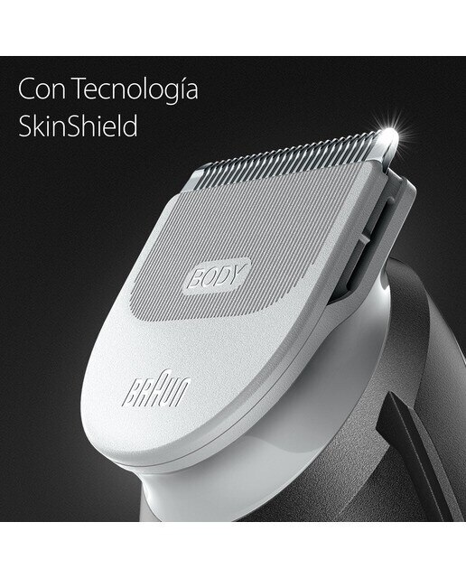 Aparador Corporal Braun Series 5 BG5360 Tecnologia SkinShield para Rosto e Corpo Multi-Zonas - Autonomia 100 min - Preto Preto-3