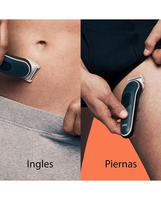 Aparador Corporal Braun Series 5 BG5360 Tecnologia SkinShield para Rosto e Corpo Multi-Zonas - Autonomia 100 min - Preto Preto-7