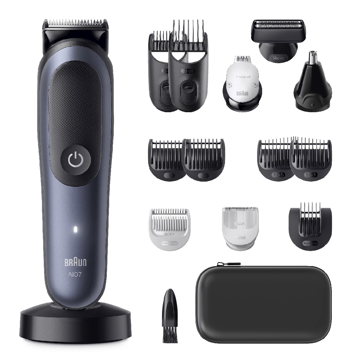 Imagen 0 de Recortadora corporal Braun Series 7 AIO7580, Todo en uno