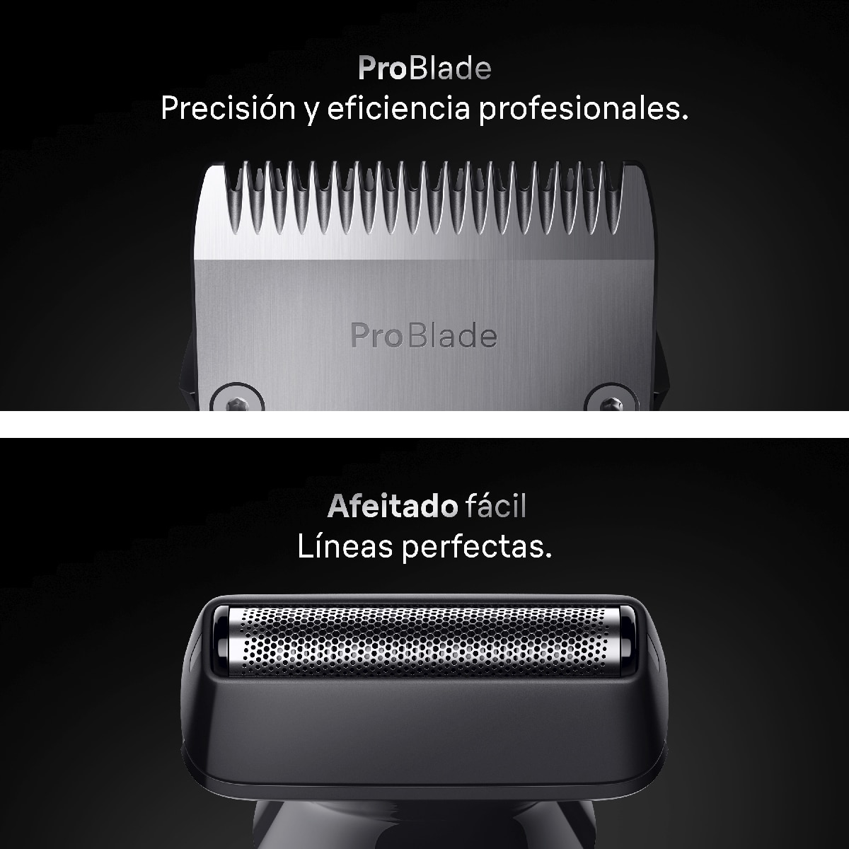 Recortadora corporal Braun Series 7 AIO7580, Todo en uno Azul-6